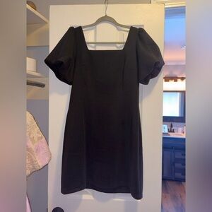 She + Sky Black Mini Dress
